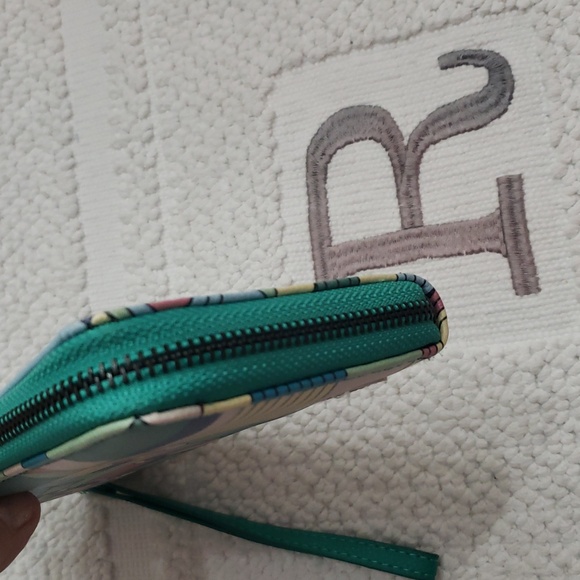 MONARQUE WRISTLET WALLET SIGNATURE COLLECTION/FRANK LLOYD WRIGHT SAGUARO SUNRISE - Picture 8 of 9